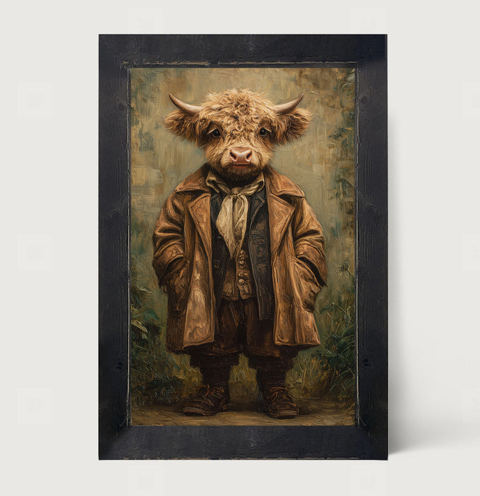 Country Friends - Theodore - Framed Art