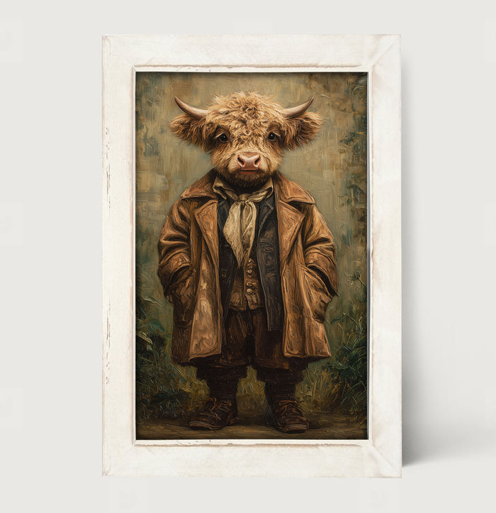 Country Friends - Theodore - Framed Art