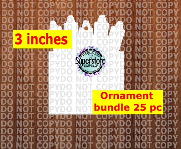 Crayon box - WITH hole - Ornament Bundle Price