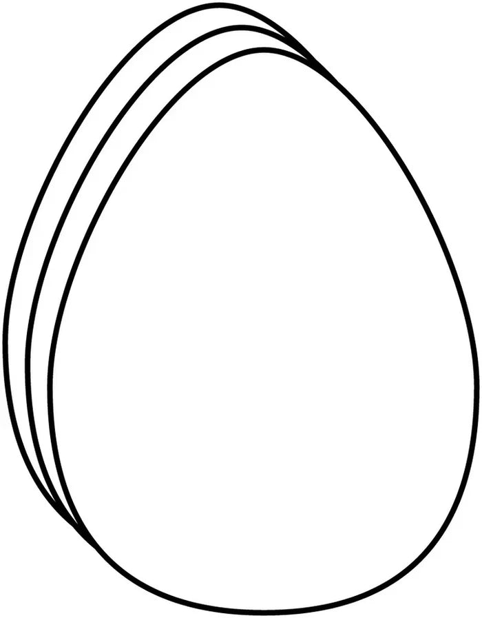 Creative Shapes Etc. Egg Shaped Cut Outs (8266)