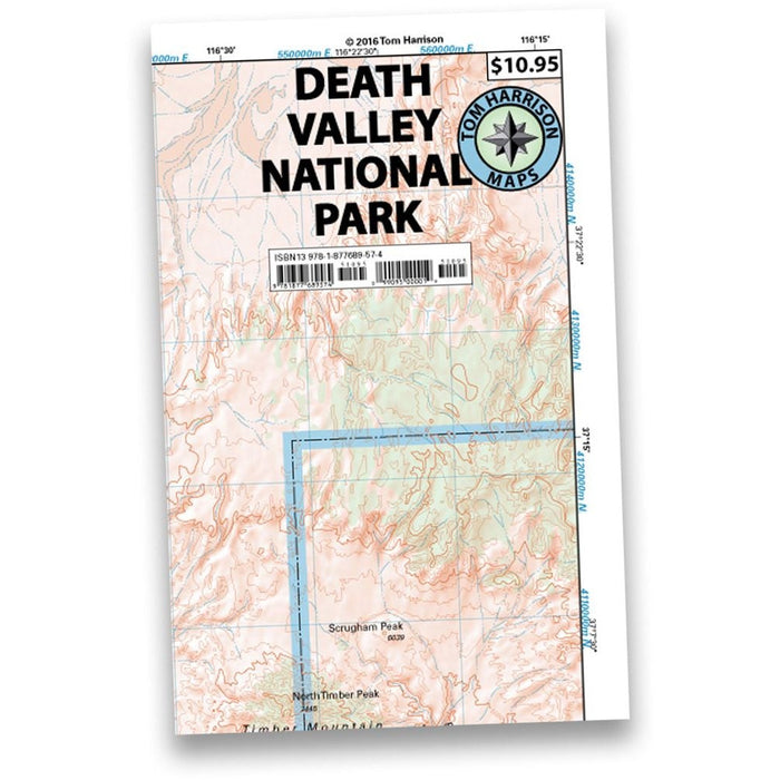 Tom Harrison Death Valley Recreation Map