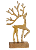 Donner Gold Reindeer with Base