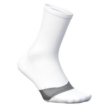 Elite Light Cushion Mini Crew Socks White