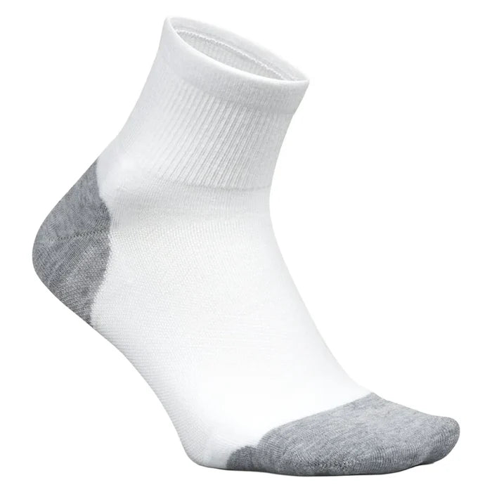 Elite Max Cushion Quarter Socks White