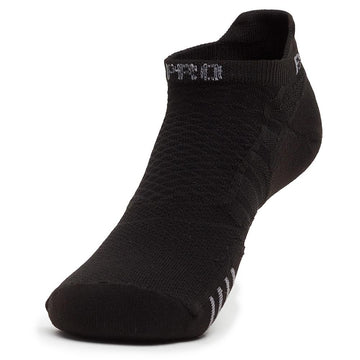 Experia Ultra Light Cushion No Show Tab Socks Black