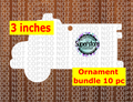 Firetruck - WITH hole - Ornament Bundle Price