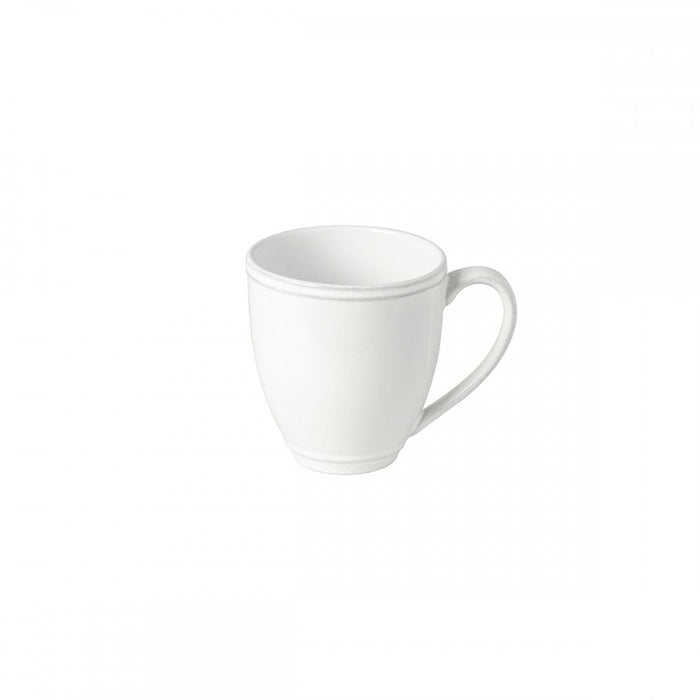 White Friso Mug by Costa Nova, 14oz ceramic mug with a smooth finish, perfect for coffee or tea.