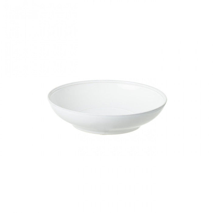 Costa Nova Friso pasta bowl in white, part of the 2201 dinnerware collection, with a sleek, minimalist design for serving pasta.