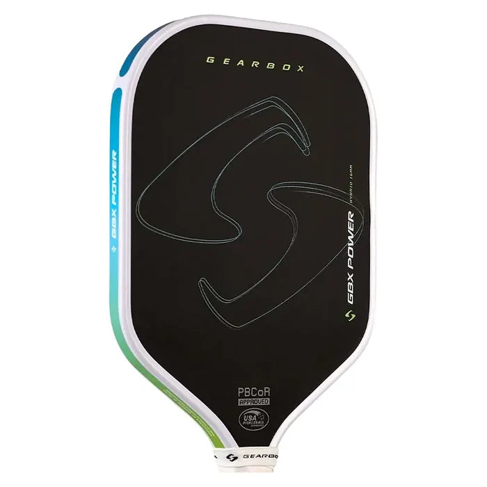 GBX Power Hybrid 16mm Pickleball Paddle Black and Blue