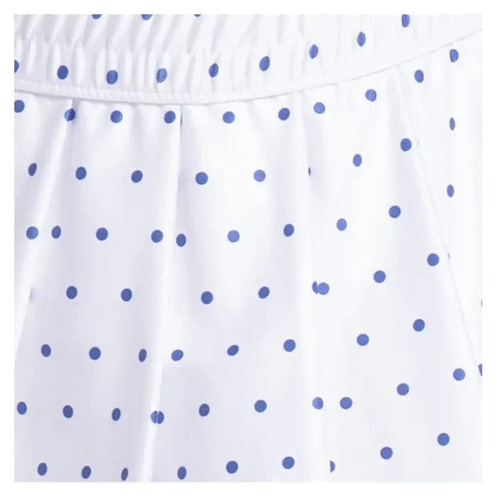 Girls' Bold Statement Pleat Skort White