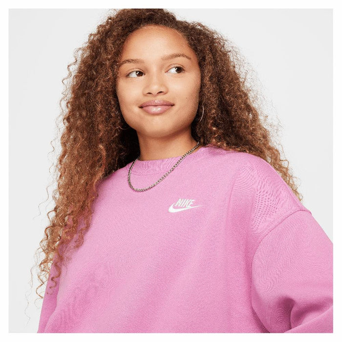Girls Boxy Crew-Neck Sweatshirt Magic Flamingo