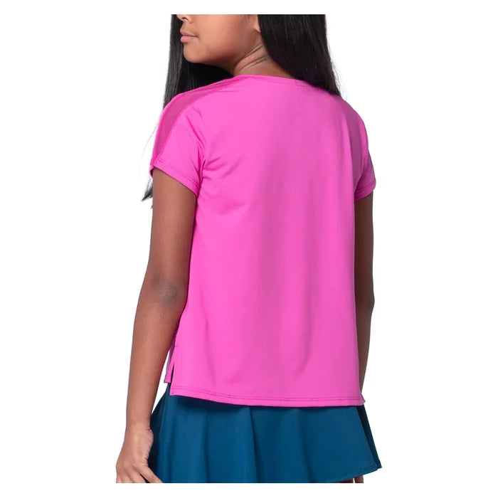 Girls' Boxy Short Sleeve Top Mulberry