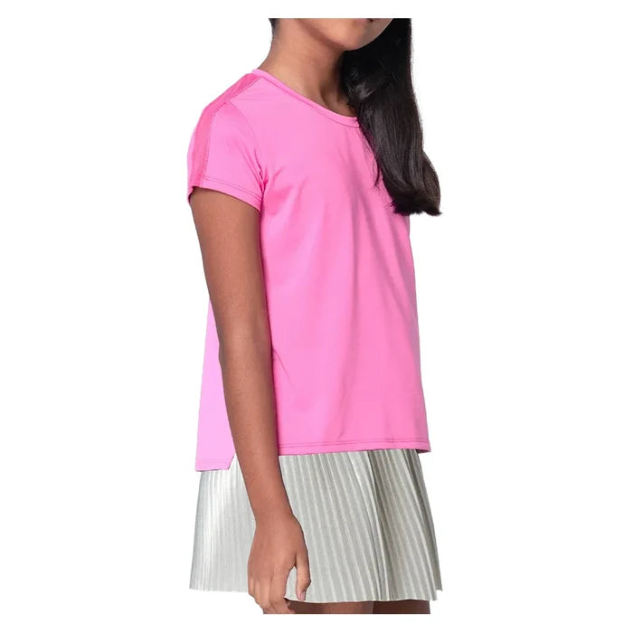 Girls' Boxy Short Sleeve Top Pink