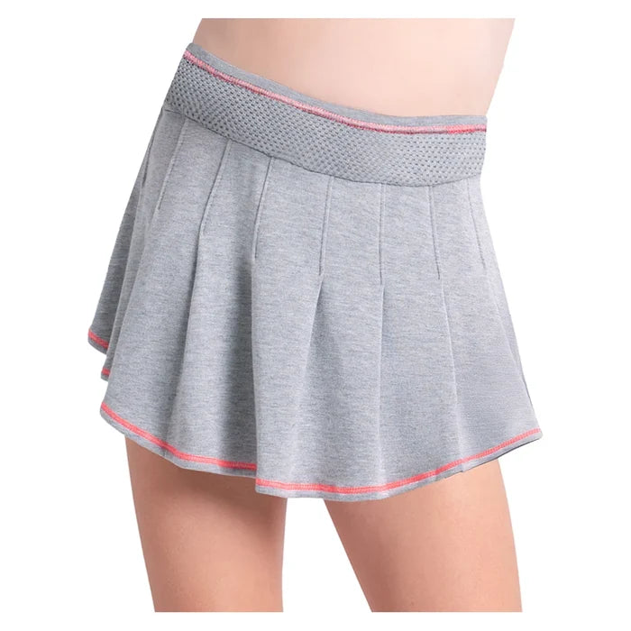 Girls' Chill Day Court Skort Heather Grey