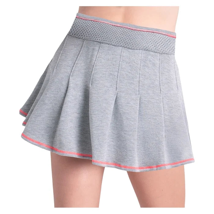 Girls' Chill Day Court Skort Heather Grey