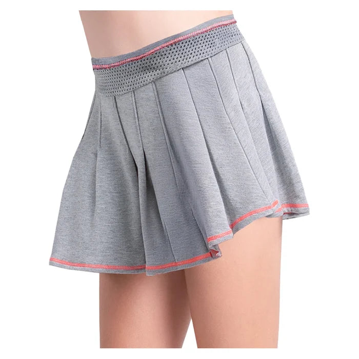 Girls' Chill Day Court Skort Heather Grey