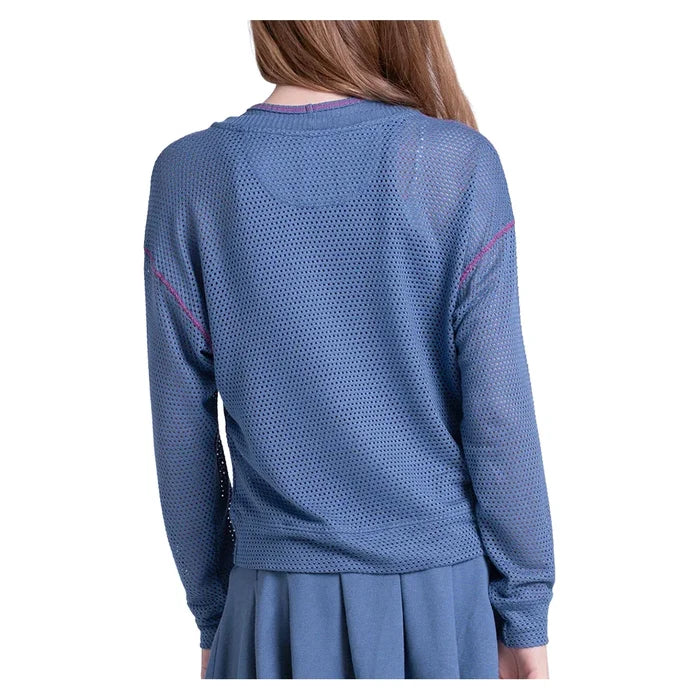 Girls' Chill Day Long Sleeve Top Steel Blue