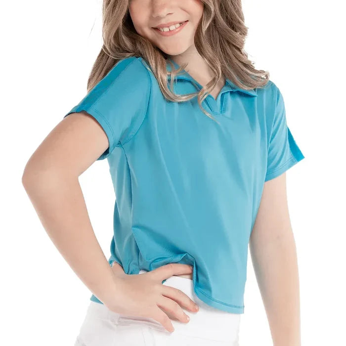 Girls' Cropped Polo