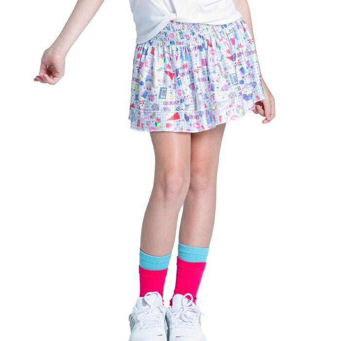 Girls' Diva Smocked Skort Multicolor