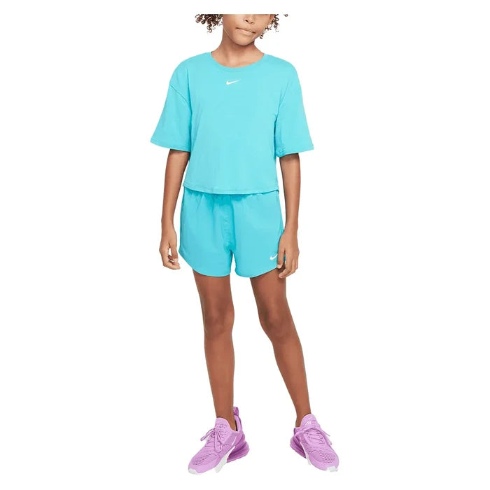 Girls' Dri-FIT High-Waisted Woven 3 Inch Training Shorts