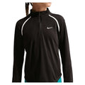 Girls' Dri-FIT Tempo Long-Sleeve Half-Zip Training Top Black and White, Nike, Black/White, Pickleball Express, IM3661-010BH26-BLACK-WHITE-1