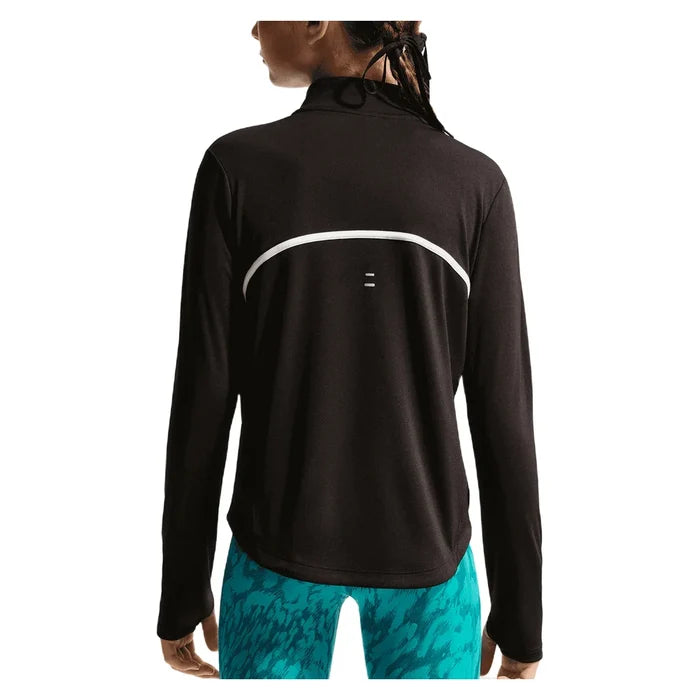 Girls' Dri-FIT Tempo Long-Sleeve Half-Zip Training Top Black and White, Nike, Pickleball Express, IM3661-010BH26-1