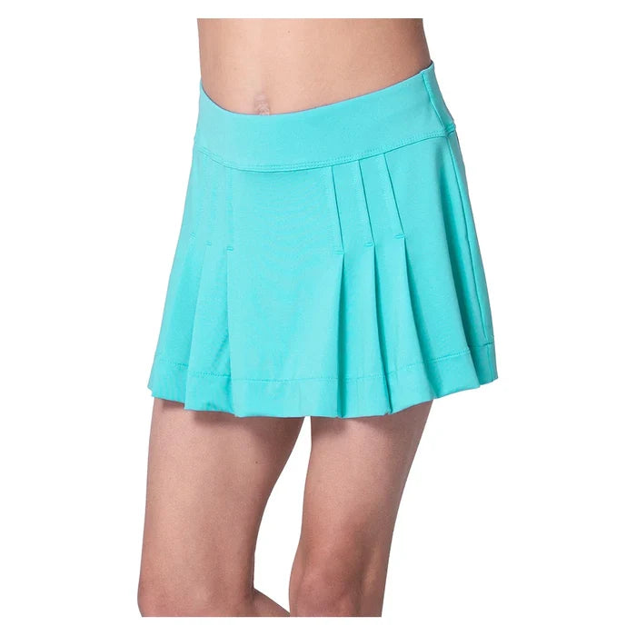 Girls' Elite Pleat Skort Auqamarine