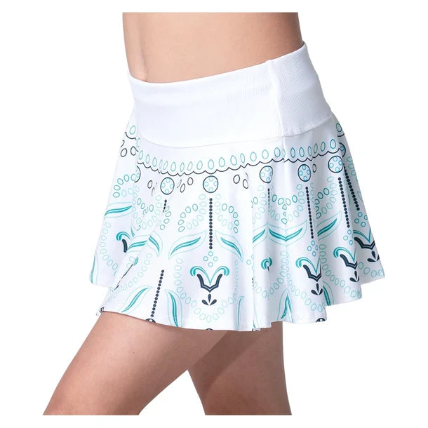 Girls' Eyelet You Win Skort White