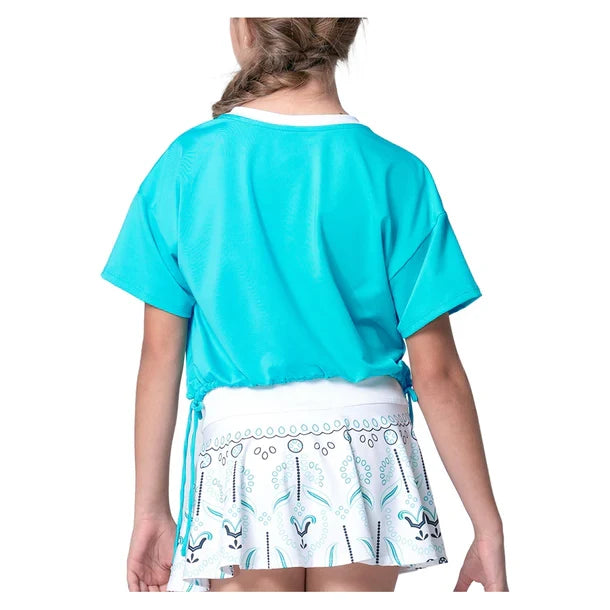 Girls' Fab Short Sleeve Top Aquamarine