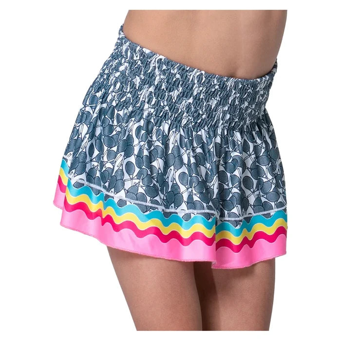 Girls' Hippy Smocked Skort Mulberry