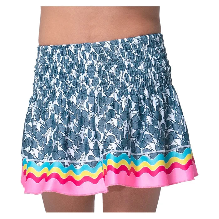 Girls' Hippy Smocked Skort Mulberry