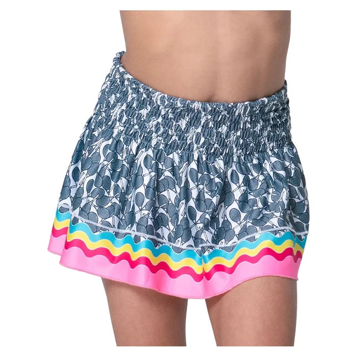 Girls' Hippy Smocked Skort Mulberry
