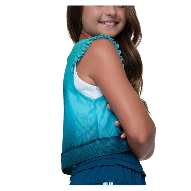 Girls` In It To Win It Tank Aquamarine