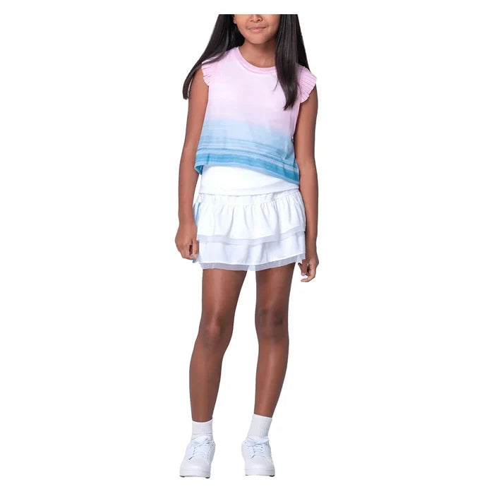 Girls' Linen Vision Tank Periwinkle