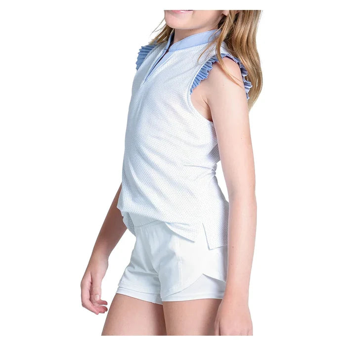 Girls' Lovely Pleat Tank Baby Lavender