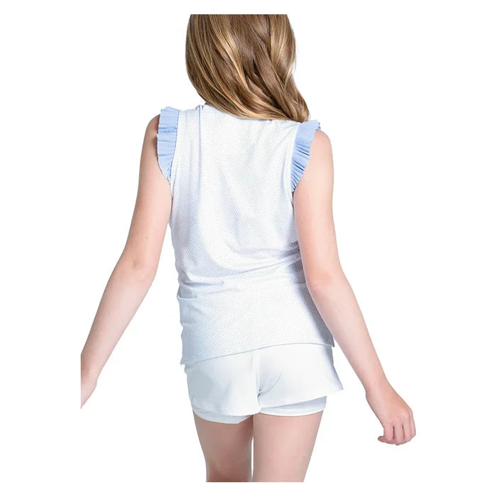 Girls' Lovely Pleat Tank Baby Lavender