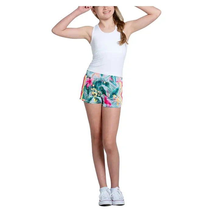 Girls' Mia Tank with Bra White