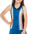 Girls' Neon Lights Tank Electric Blue