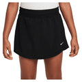 Girls' One Dri-FIT High-Waisted Skort Black and White