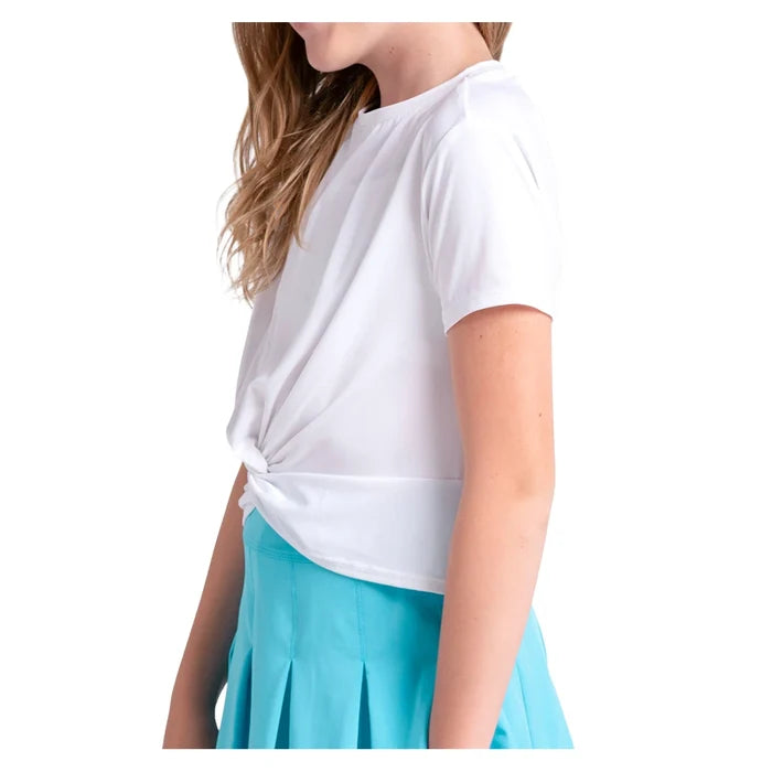 Girls' Peek-A-Bow Short Sleeve Top
