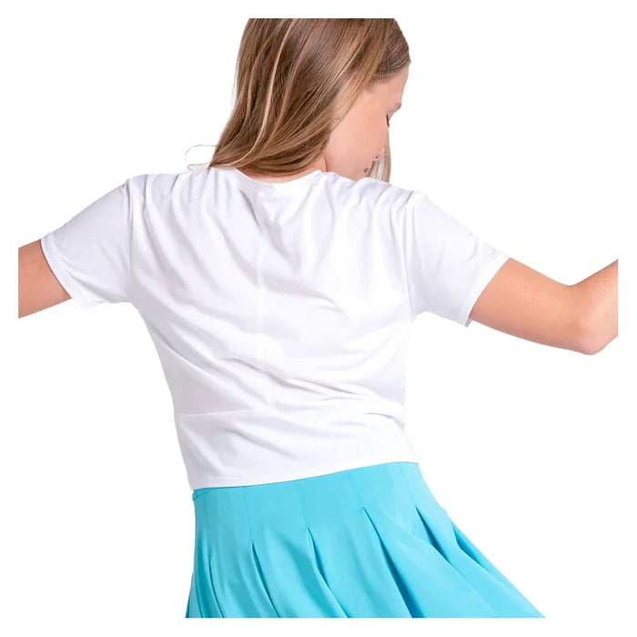 Girls' Peek-A-Bow Short Sleeve Top
