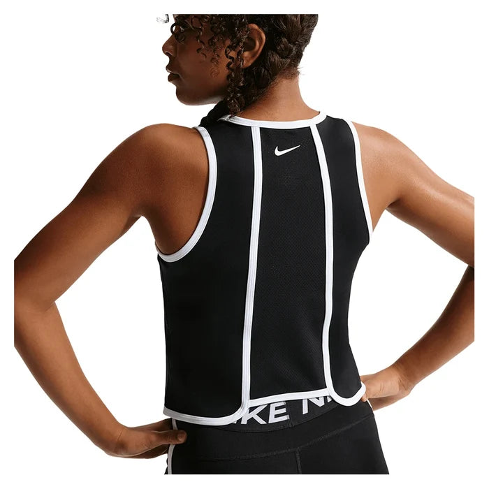 Girls' Pro Dri-FIT Sport Pack Training Tank Black and White