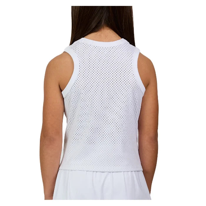Girls' Racerback Tank White
