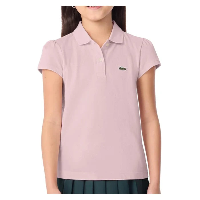 Girls' Scallop Collar Polo