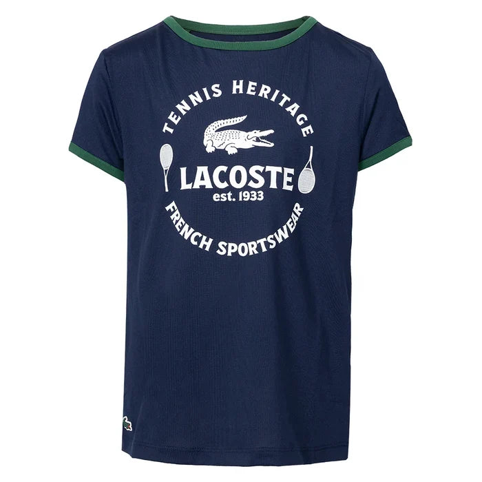 Girls' Sport Jersey Ringer Tee Navy