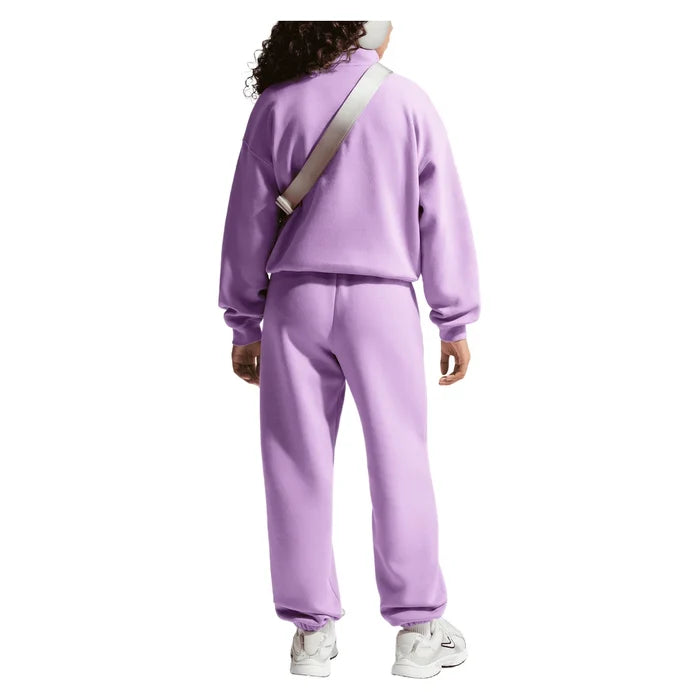 Girls' Sportswear Studio Fleece Oversized 1/4-Zip Top Violet Star and White, Nike, Pickleball Express, IM4948-589H26-5