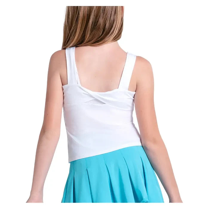 Girls' Starlane Tank White