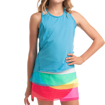Girl's Tiebreak Tank Parrot