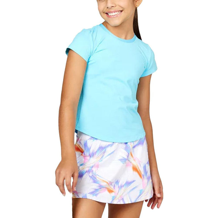 Girls' UV Short Sleeve Tennis Top