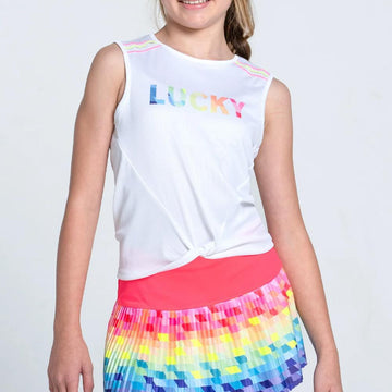 Girls'Love In Color Tank Rainbow